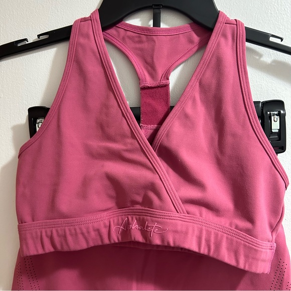 Alphalete Surface Path Laser Cut Leggings - Pink - Picture 5 of 5